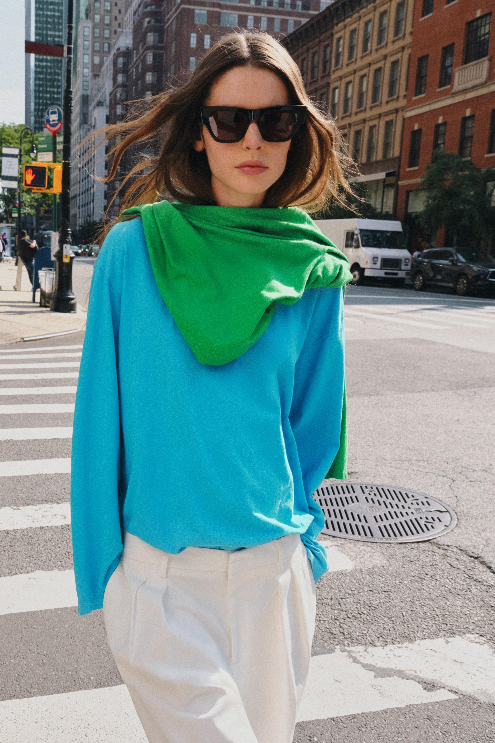 T-SHIRT EN COTON ET LIN